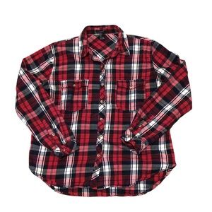 Forever 21 Button Up Flannel Shirt Size Small